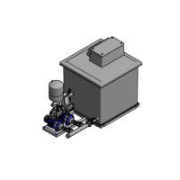 CAT 5 Break Tank and Booster Pump 3500 Ltr Duplex