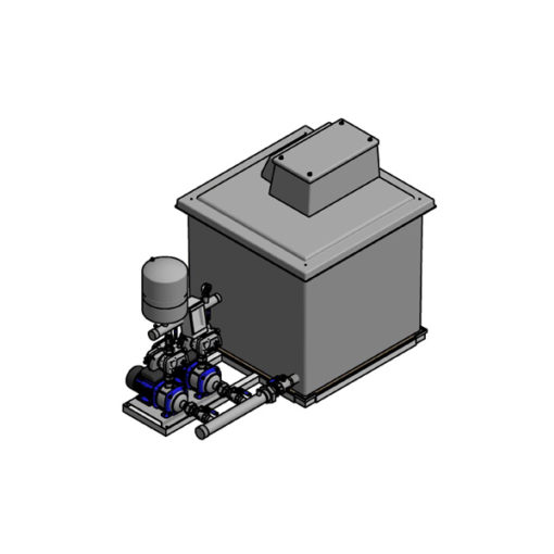 CAT 5 Break Tank and Booster Pump 4000 Ltr Duplex